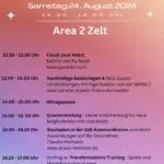 Programm Tag 1 Area 2 - Achtsamkeitsfestival 2024